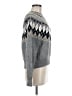 Levi's Chevron-herringbone Gray Pullover Sweater Size M - photo 4
