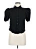 Assorted Brands 100% Cotton Black Short Sleeve Blouse Size M - photo 1