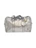 Juicy Couture 100% Leather Metallic Silver Leather Weekender One size - photo 1