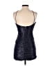Nookie Metallic Blue Cocktail Dress Size S - photo 2