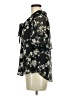 Sienna Sky 100% Polyester Floral Black Short Sleeve Blouse Size M - photo 5