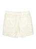 J.Crew 100% Linen Solid Ivory Cargo Shorts Size 2 - photo 2