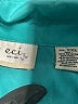 ECI 100% Polyester Teal Long Sleeve Blouse Size XXL - photo 7