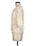 Jolt 100% Nylon Ivory 3/4 Sleeve Top Size M - photo 5