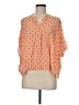 Assorted Brands 100% Polyester Orange 3/4 Sleeve Blouse One size - photo 1