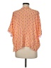 Assorted Brands 100% Polyester Orange 3/4 Sleeve Blouse One size - photo 2