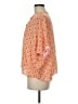 Assorted Brands 100% Polyester Orange 3/4 Sleeve Blouse One size - photo 5