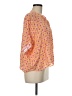 Assorted Brands 100% Polyester Orange 3/4 Sleeve Blouse One size - photo 4