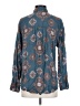 Amuse Society Paisley Teal Long Sleeve Blouse Size S - photo 2