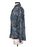 Amuse Society Paisley Teal Long Sleeve Blouse Size S - photo 5
