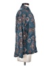 Amuse Society Paisley Teal Long Sleeve Blouse Size S - photo 4