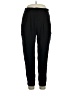 Eileen Fisher 100% Silk Solid Black Track Pants Size M - photo 1