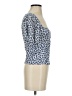 Reformation Blue Short Sleeve Top Size 2 - photo 4