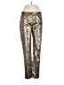 Style Animal Print Gold Casual Pants Size 10 - photo 1