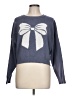 Originality Graphic Blue Pullover Sweater Size L - photo 1