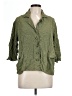 URU Green 3/4 Sleeve Button-Down Shirt Size L (estimated) - photo 1