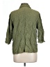URU Green 3/4 Sleeve Button-Down Shirt Size L (estimated) - photo 2