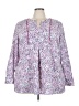 Lane Bryant Outlet 100% Polyester Pink 3/4 Sleeve Blouse Size 22 - 24 Plus - photo 1