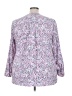 Lane Bryant Outlet 100% Polyester Pink 3/4 Sleeve Blouse Size 22 - 24 Plus - photo 2
