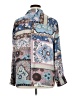 Tamara H. 100% Polyester Paisley Blue Long Sleeve Blouse Size XL - photo 2
