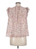 T Tahari 100% Polyester Pink Short Sleeve Blouse Size M - photo 2
