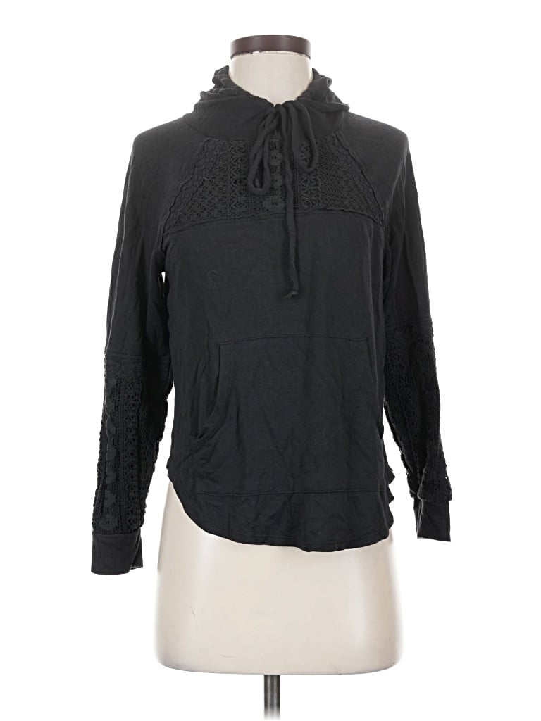 Pre-owned Rewind Pullover Sweater In Black