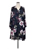Maurices 100% Polyester Floral Blue Casual Dress Size 20 (2) - photo 1