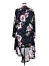 Maurices 100% Polyester Floral Blue Casual Dress Size 20 (2) - photo 2