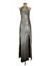 H By Halston Metallic Silver Casual Dress Size 4 - photo 1