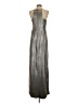 H By Halston Metallic Silver Casual Dress Size 4 - photo 2