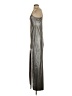 H By Halston Metallic Silver Casual Dress Size 4 - photo 5