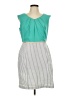 I.N. Studio Color Block Teal Cocktail Dress Size 12 Petite - photo 1