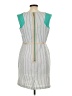 I.N. Studio Color Block Teal Cocktail Dress Size 12 Petite - photo 2