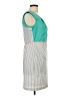 I.N. Studio Color Block Teal Cocktail Dress Size 12 Petite - photo 4