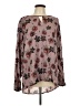 Tolani 100% Modal Brown Long Sleeve Blouse Size L - photo 1