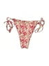 Unbranded Floral Red Pink Swimsuit Bottoms Size M - photo 1