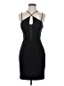 Xscape Solid Black Cocktail Dress Size 4 - photo 1