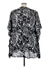 Lane Bryant Tropical Black 3/4 Sleeve Blouse Size 22 - 24 Plus - photo 2