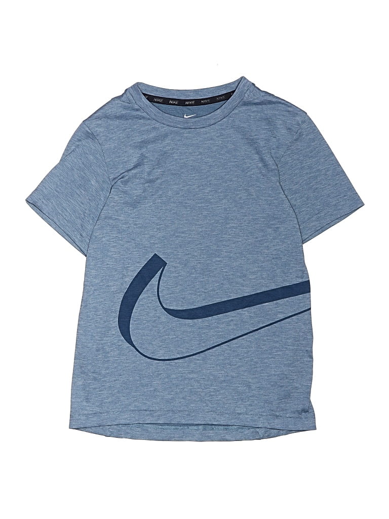 Pre-owned Nike Kids' Active T-shirt In Blue