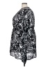 Lane Bryant Tropical Black 3/4 Sleeve Blouse Size 22 - 24 Plus - photo 5