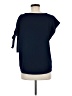 maette 100% Polyester Blue Short Sleeve Top Size M - photo 2