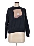 WVN. 100% Organic Cotton Graphic Black Pullover Sweater Size M - photo 1