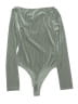 Out From Under Metallic Silver Bodysuit Size M - photo 2