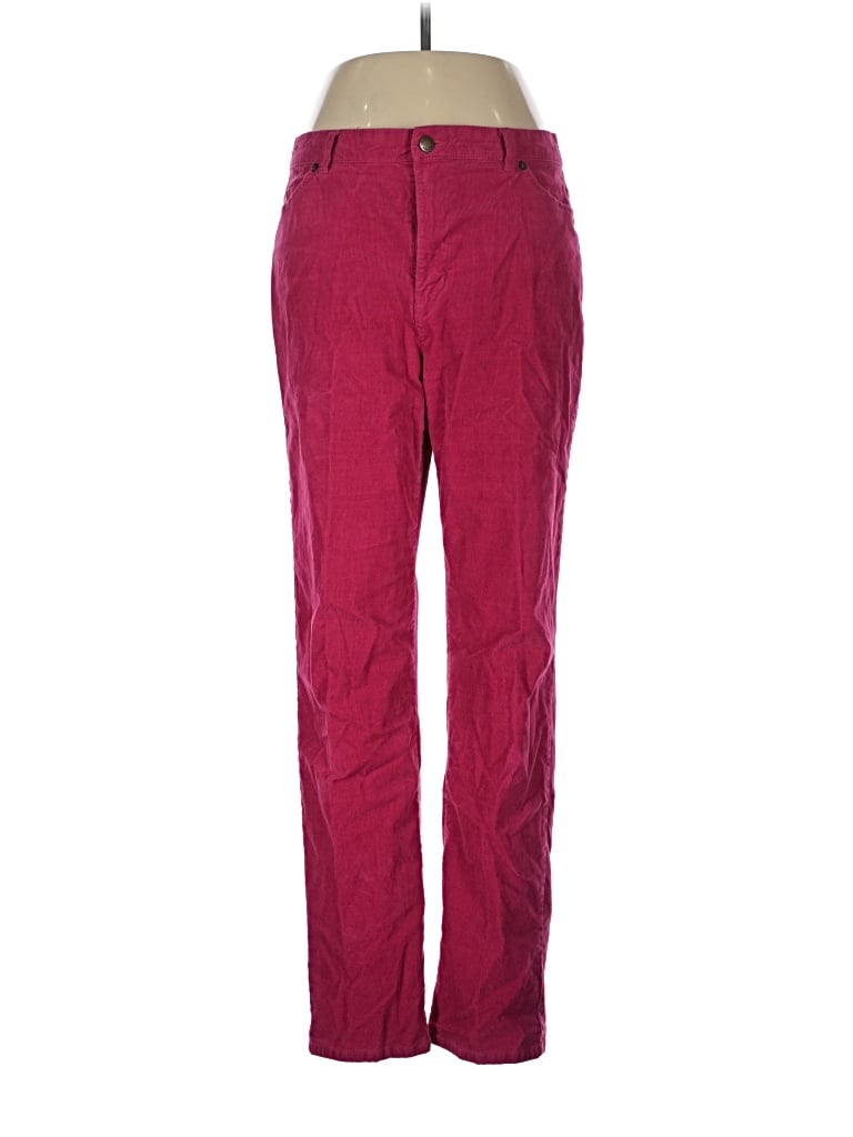 Pre-owned Coldwater Creek Casual Pants In Burgundy