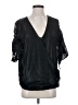 Guess 100% Polyester Solid Black 3/4 Sleeve Blouse Size S - photo 1