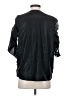 Guess 100% Polyester Solid Black 3/4 Sleeve Blouse Size S - photo 2