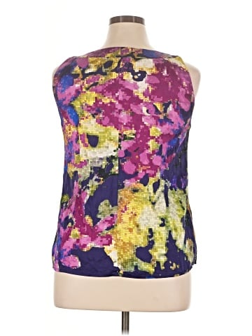 St. John Sleeveless Silk Top (view 2)