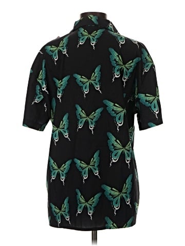 Romwe Short Sleeve Button-Down Shirt (view 2)