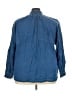 Westbound 100% Cotton Blue Long Sleeve Button-Down Shirt Size 3X - photo 2