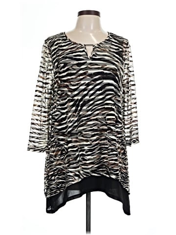 Dana Buchman 3/4 Sleeve Top (view 1)